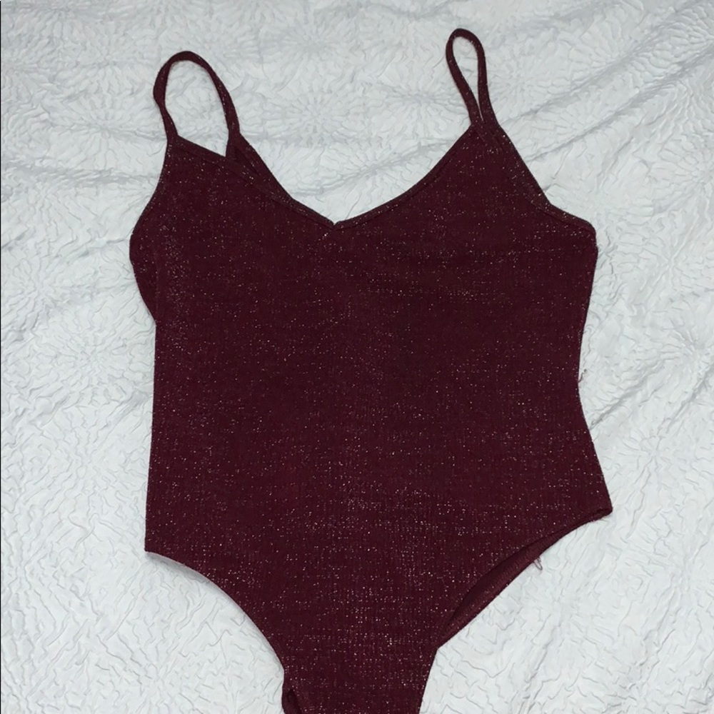 Sparkly Forever 21 bodysuit